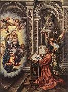 Jan Mabuse St Luke Painting the Madonna by Jan Mabuse oil painting